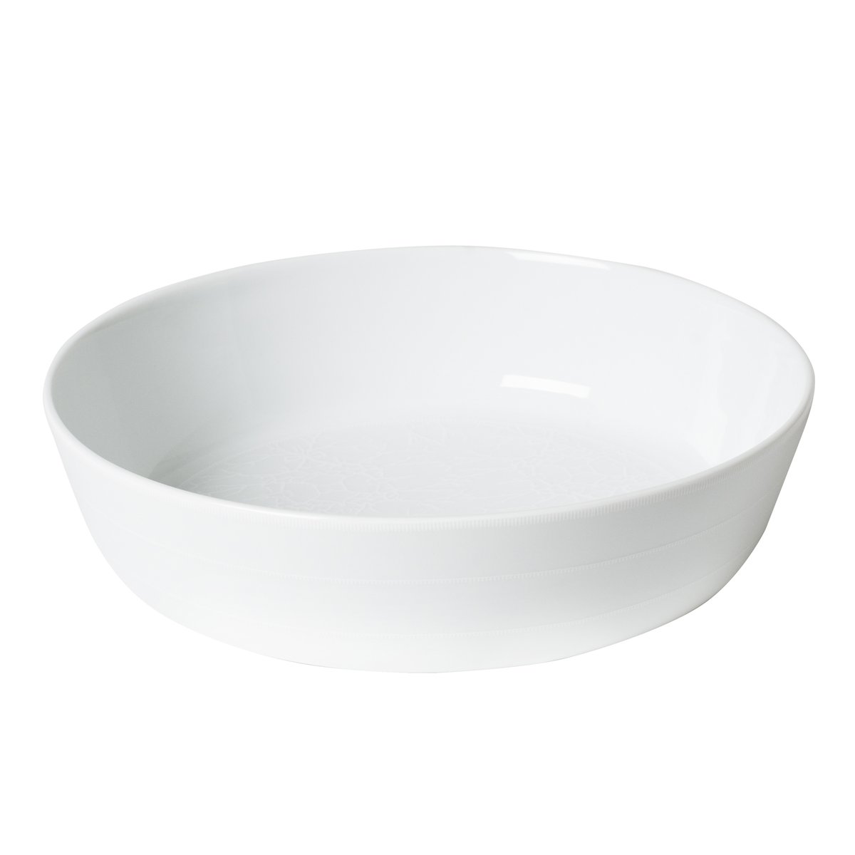 Wik & Walsoe Whitewood serveerschaal 27 cm. | Scandinavisch Interieur | Serveerschalen | Wit