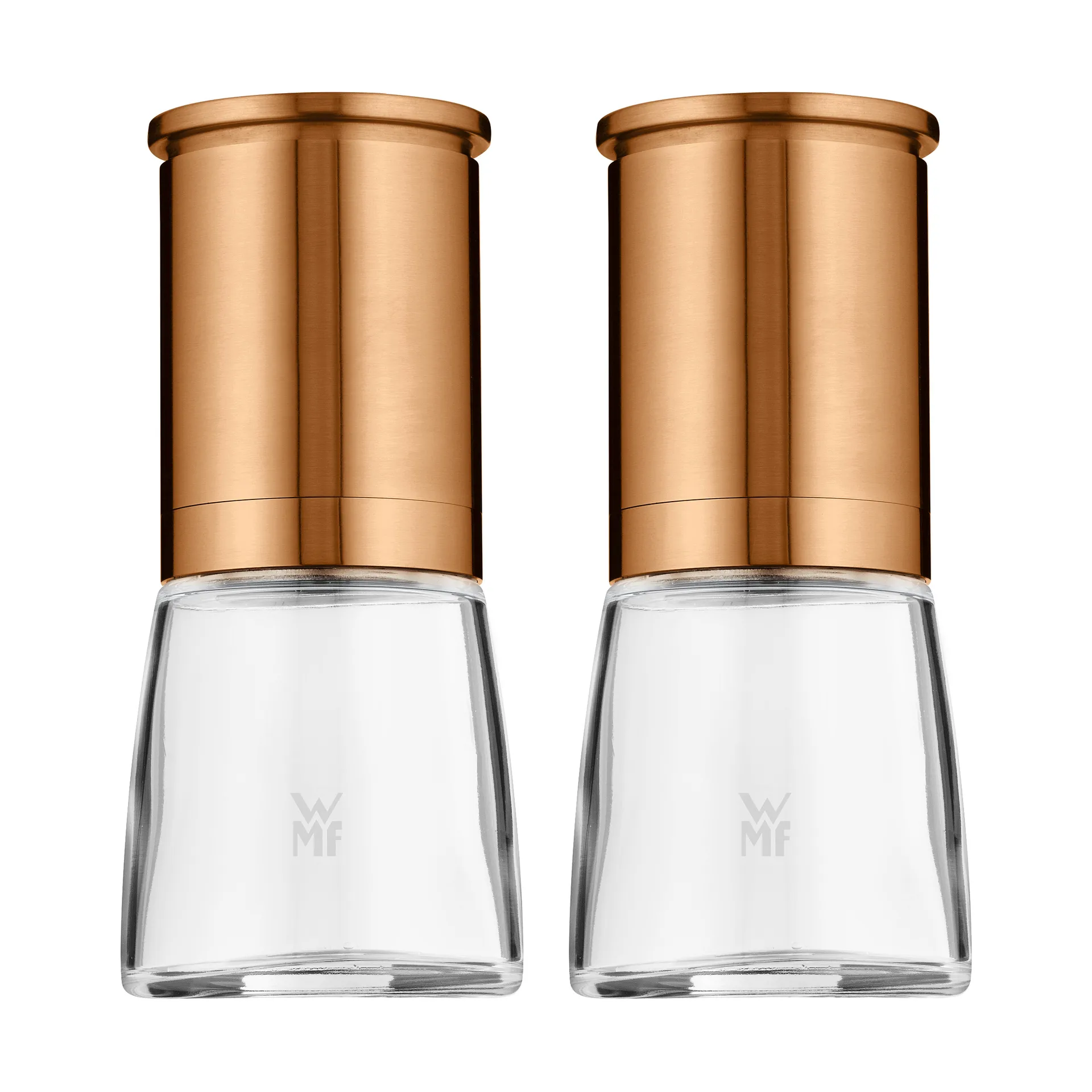 Ceramill kruidenmolen set, Koperen glas WMF