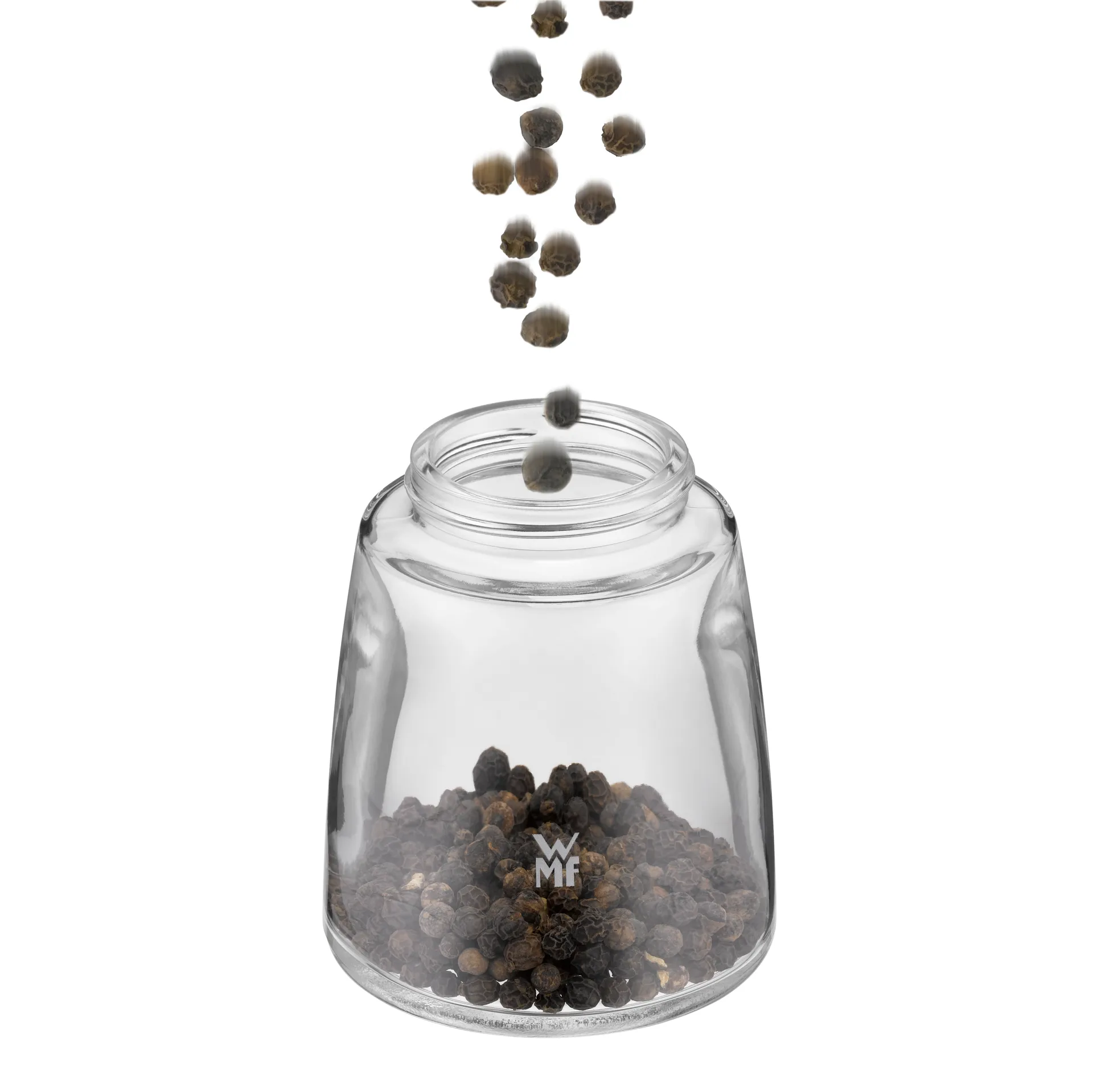 Ceramill kruidenmolen set, Koperen glas WMF