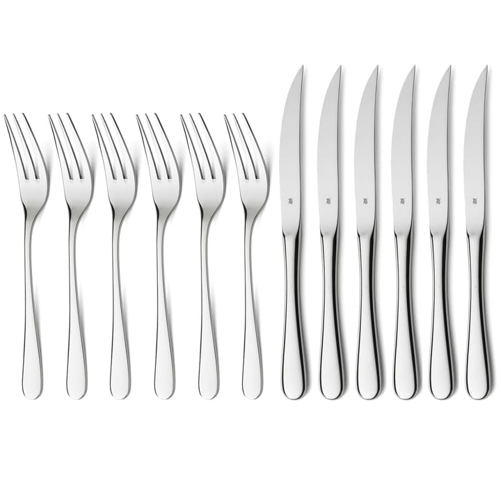 Geschenkidee grillbestek 12-delig - Roestvrij staal - WMF