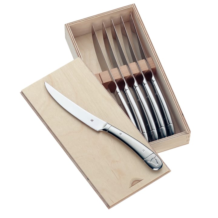 Geschenkidee steakmes 6-delig, Roestvrij staal WMF
