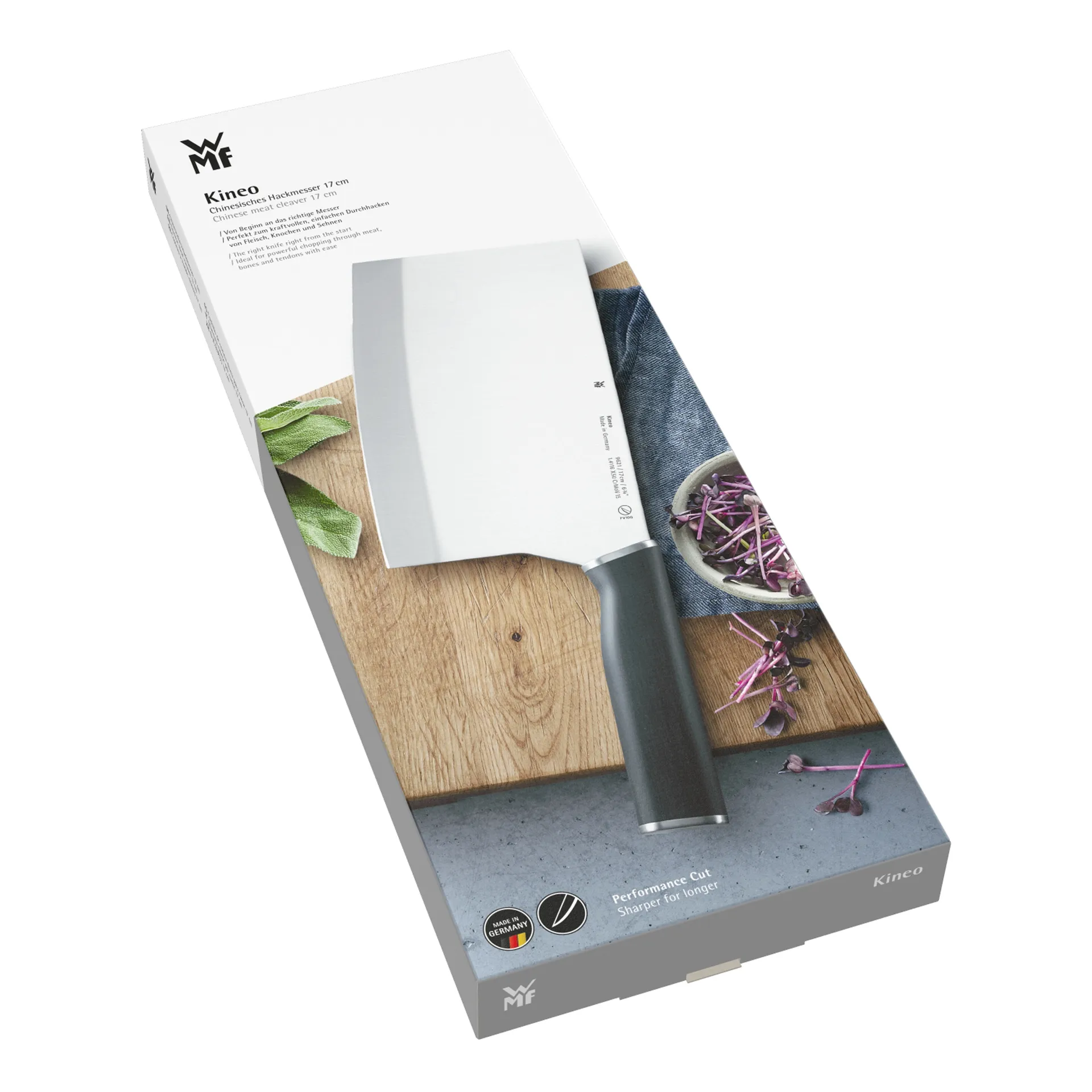 Kineo Chinees koksmes cromargan, 15 cm WMF