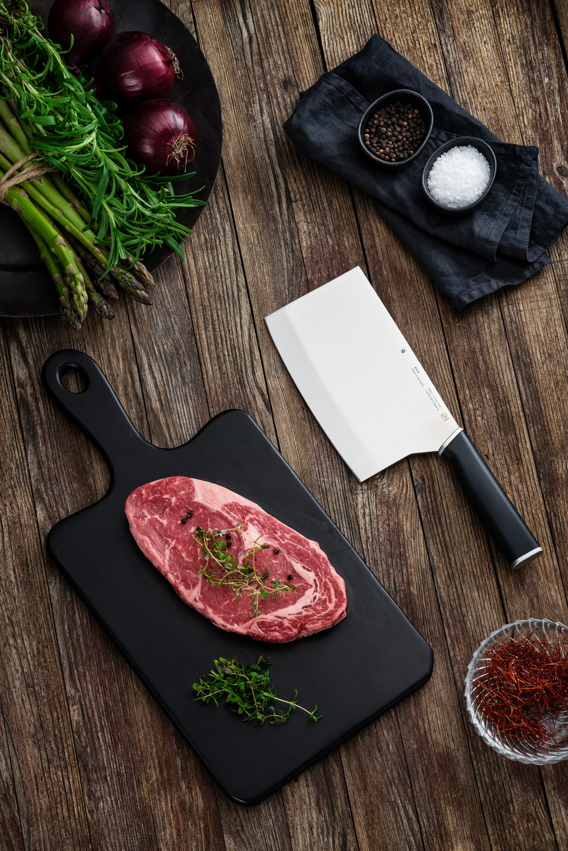 Kineo Chinees koksmes cromargan, 15 cm WMF