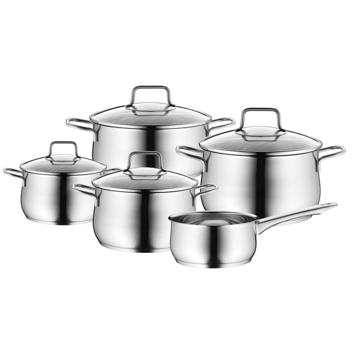 Mattea pannenset 5-delig, Roestvrij staal WMF