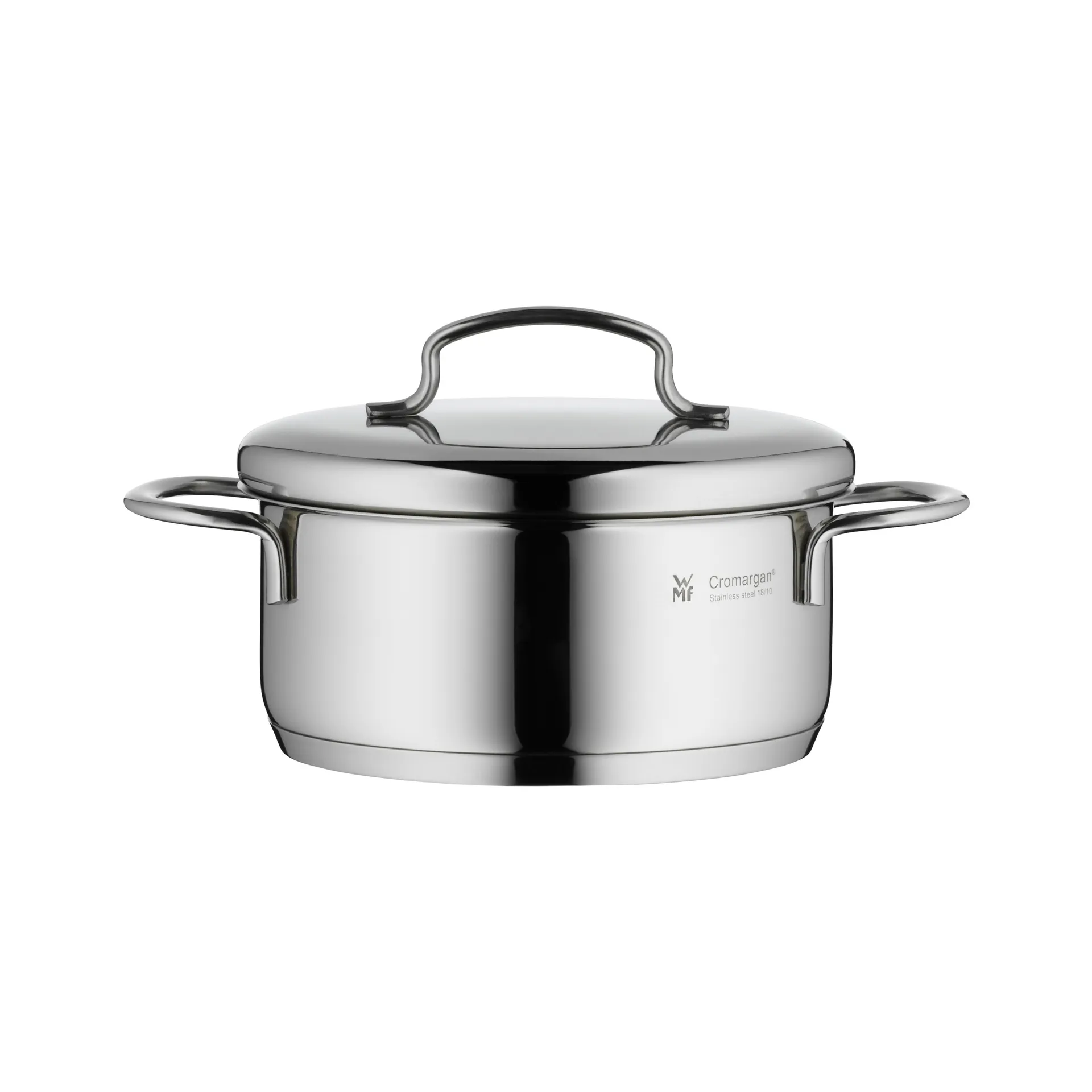 Mini lage pan met deksel 14 cm, Roestvrij staal WMF