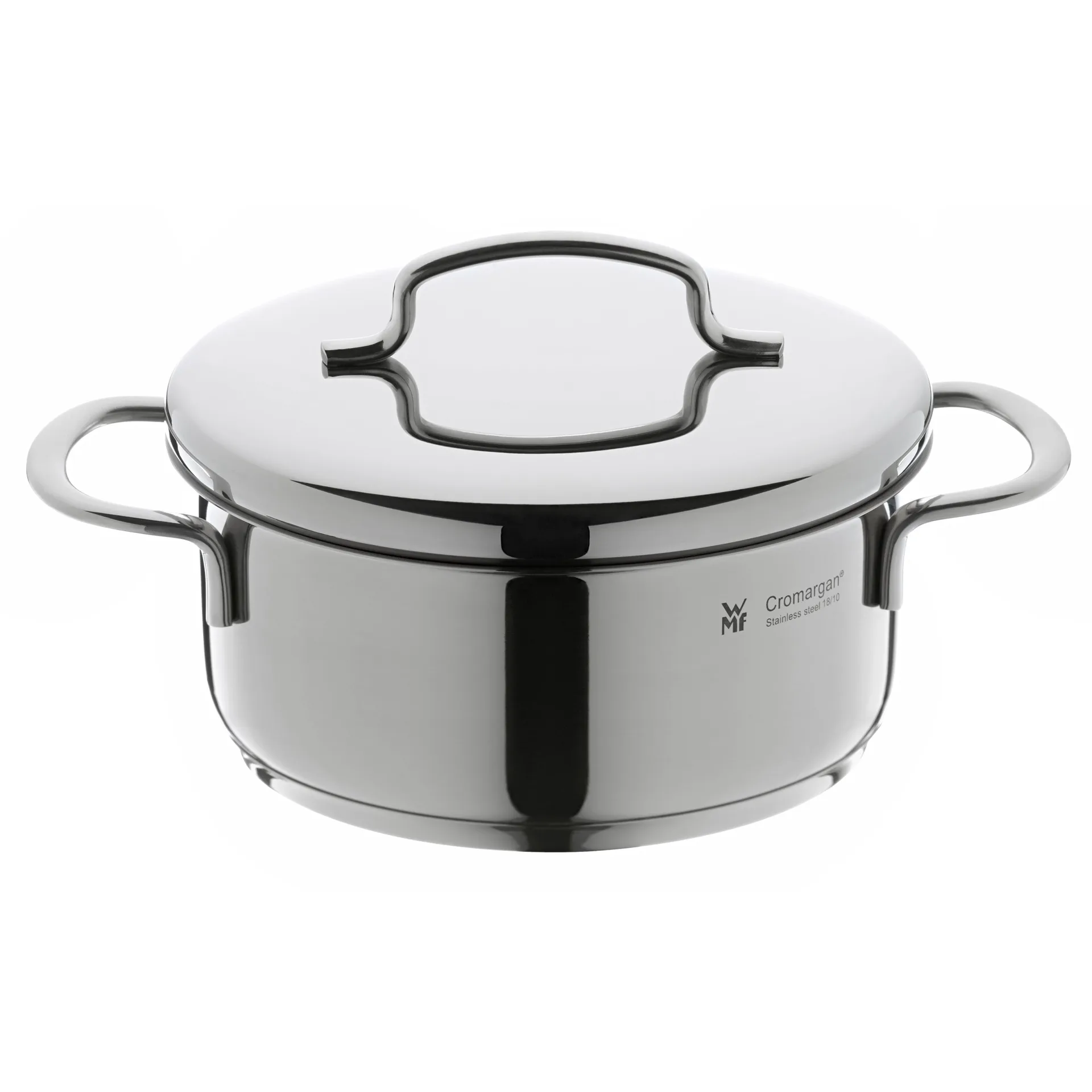 Mini lage pan met deksel 14 cm, Roestvrij staal WMF