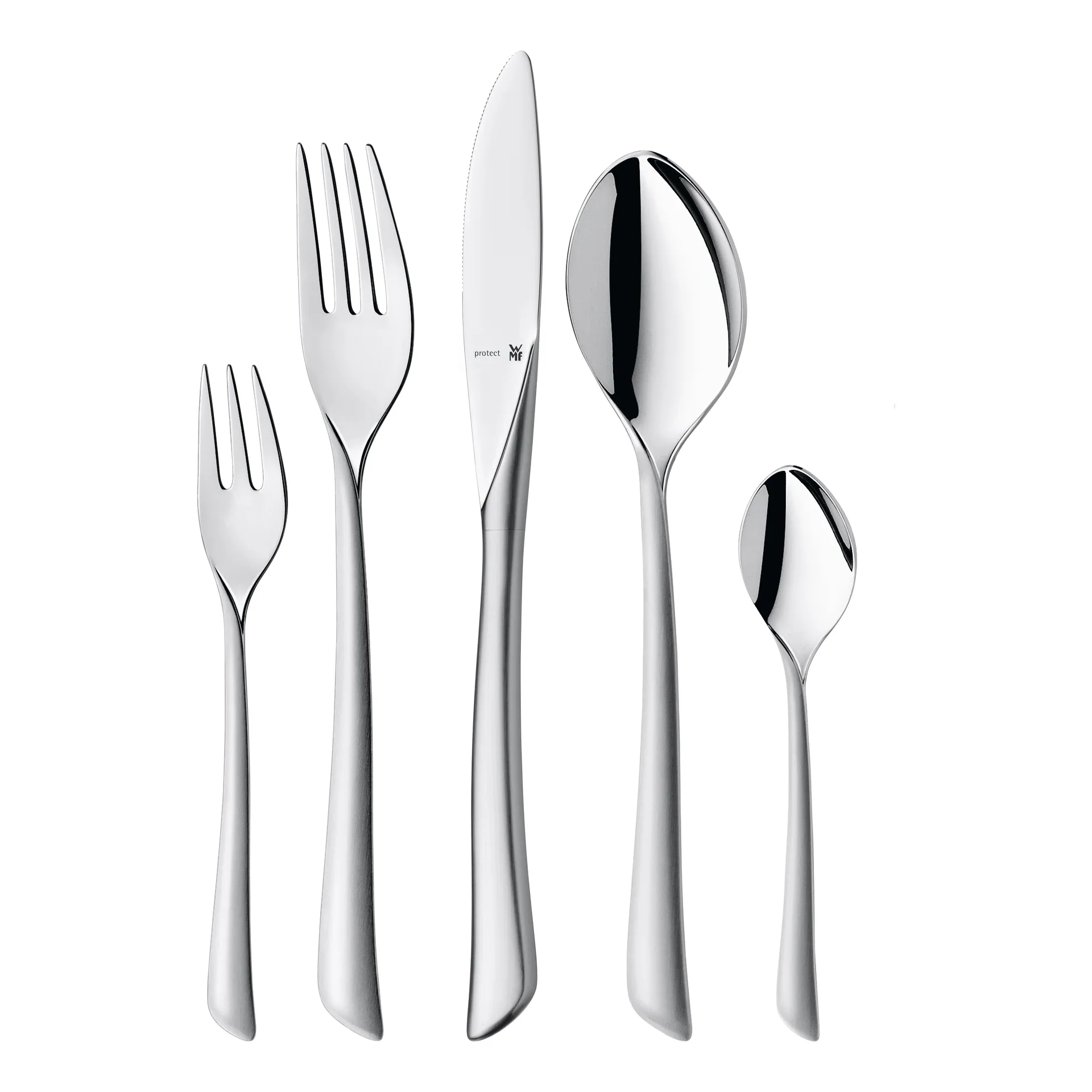 Virginia bestekset cromargan halfmat, 30-delig WMF