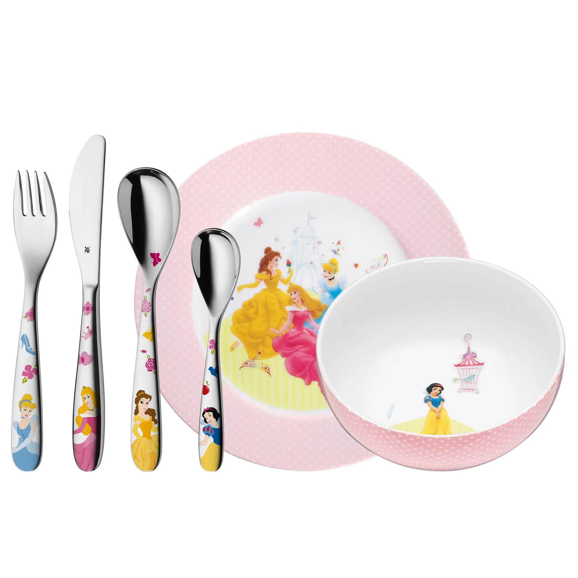 WMF kinderservies 6-delig, Disney Princess WMF