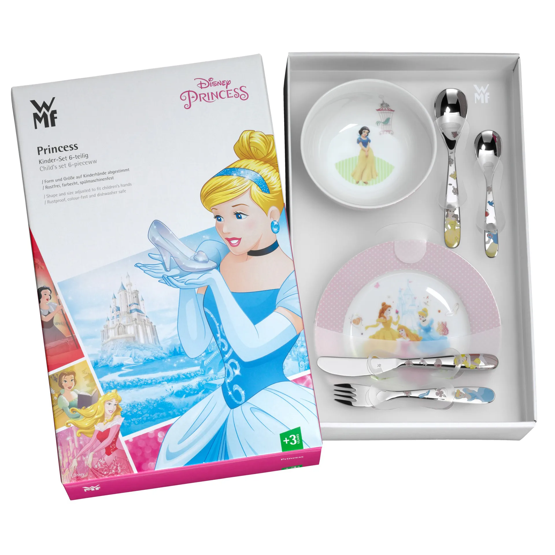 WMF kinderservies 6-delig, Disney Princess WMF