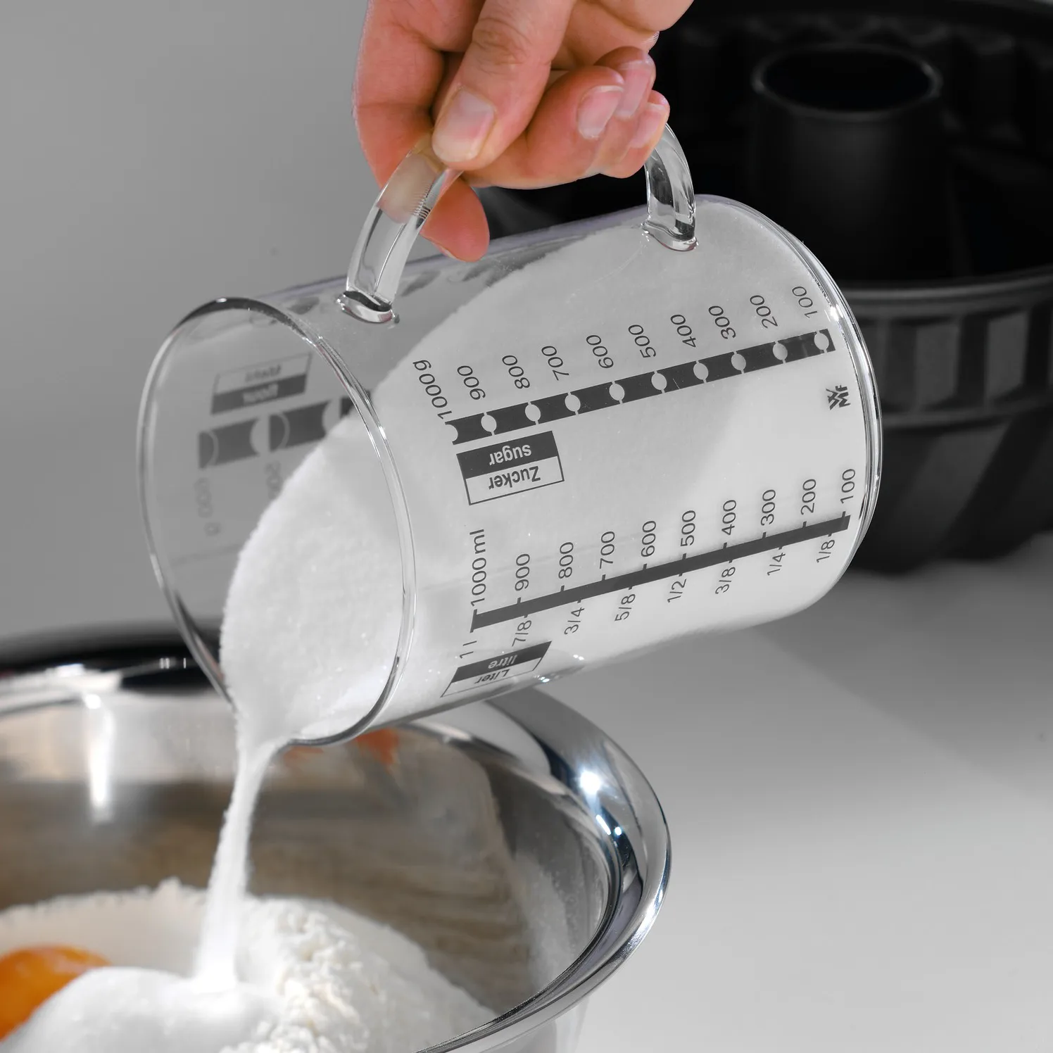 WMF maatbeker 1 l, Helder WMF