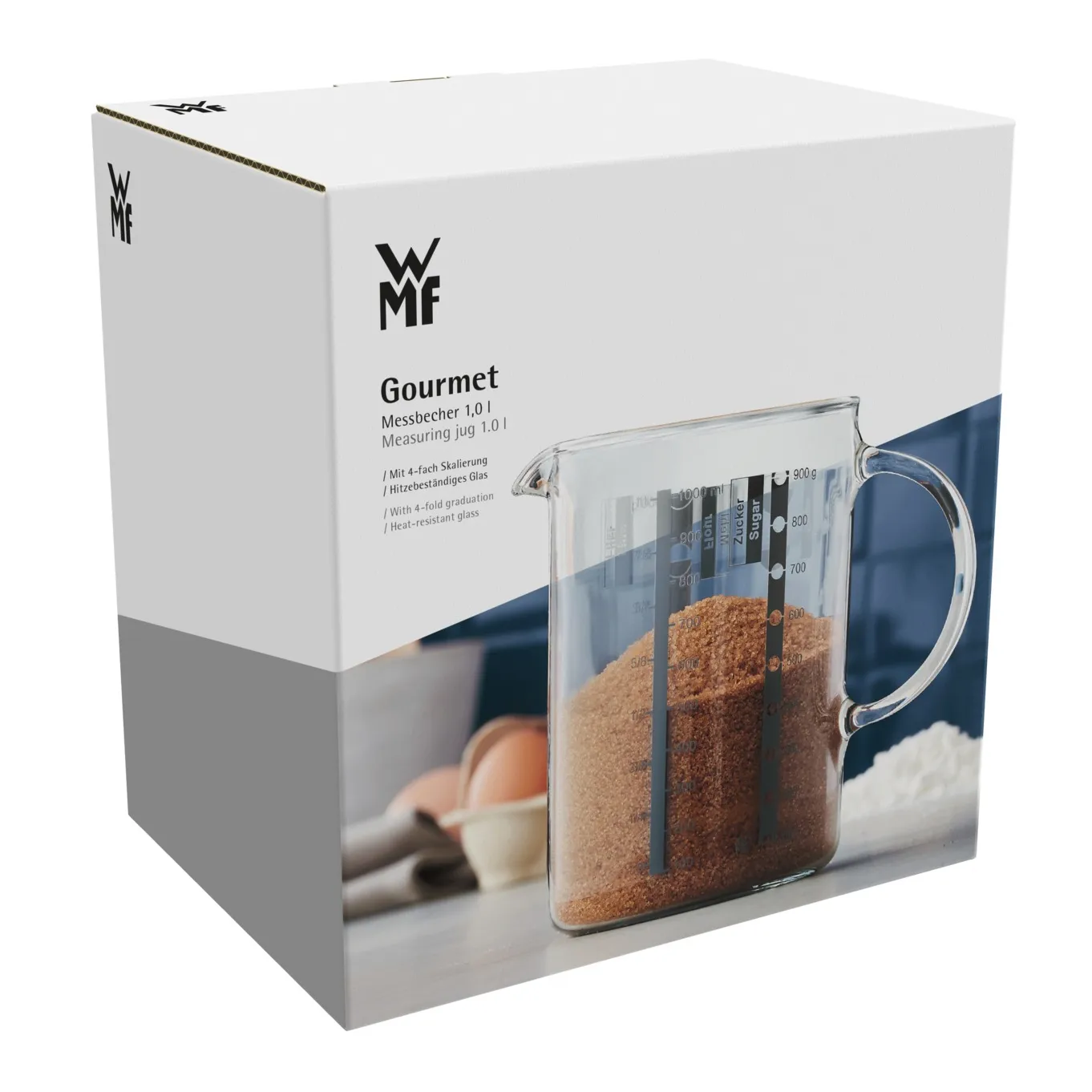 WMF maatbeker 1 l, Helder WMF