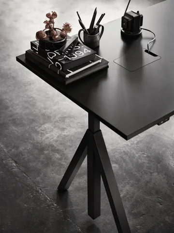 Works bureau zwart 78x120 cm - Works