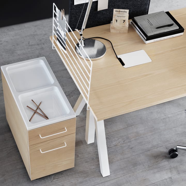 Works bureaubladblad, eiken, 140 cm Works