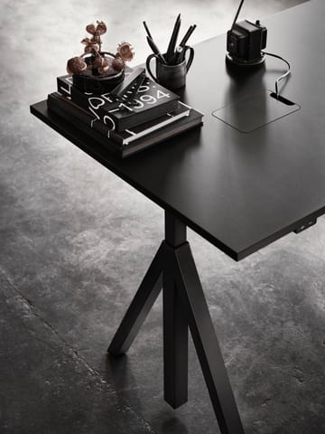 Works in hoogte verstelbaar bureau zwart 78x140 cm - undefined - Works