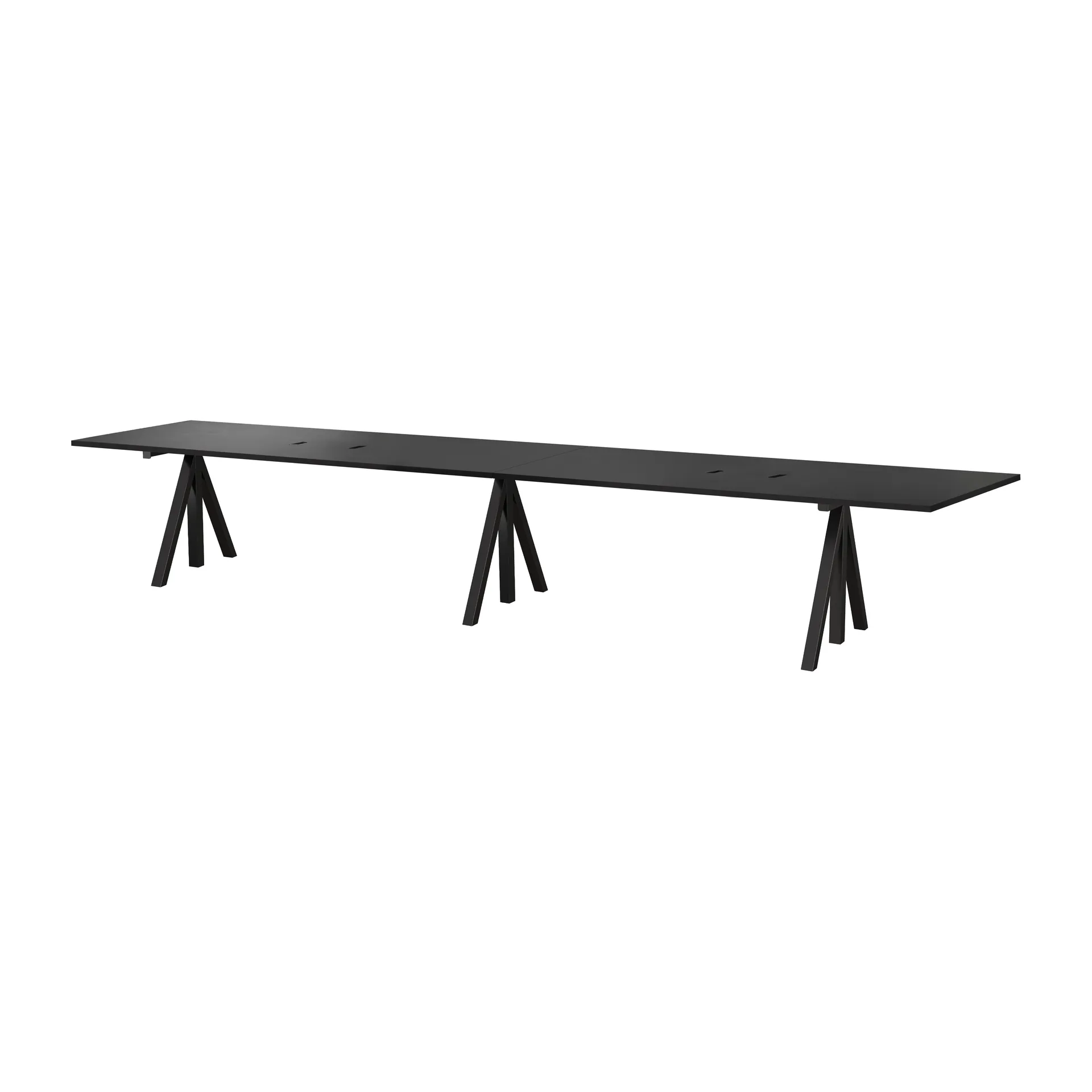 Works in hoogte verstelbaar conferentietafel 90x360 cm,  Works