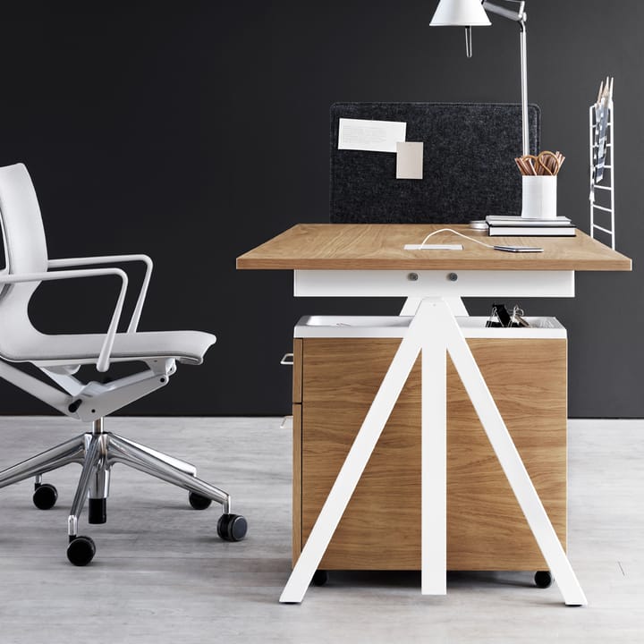 Works onderstel voor bureau, wit Works