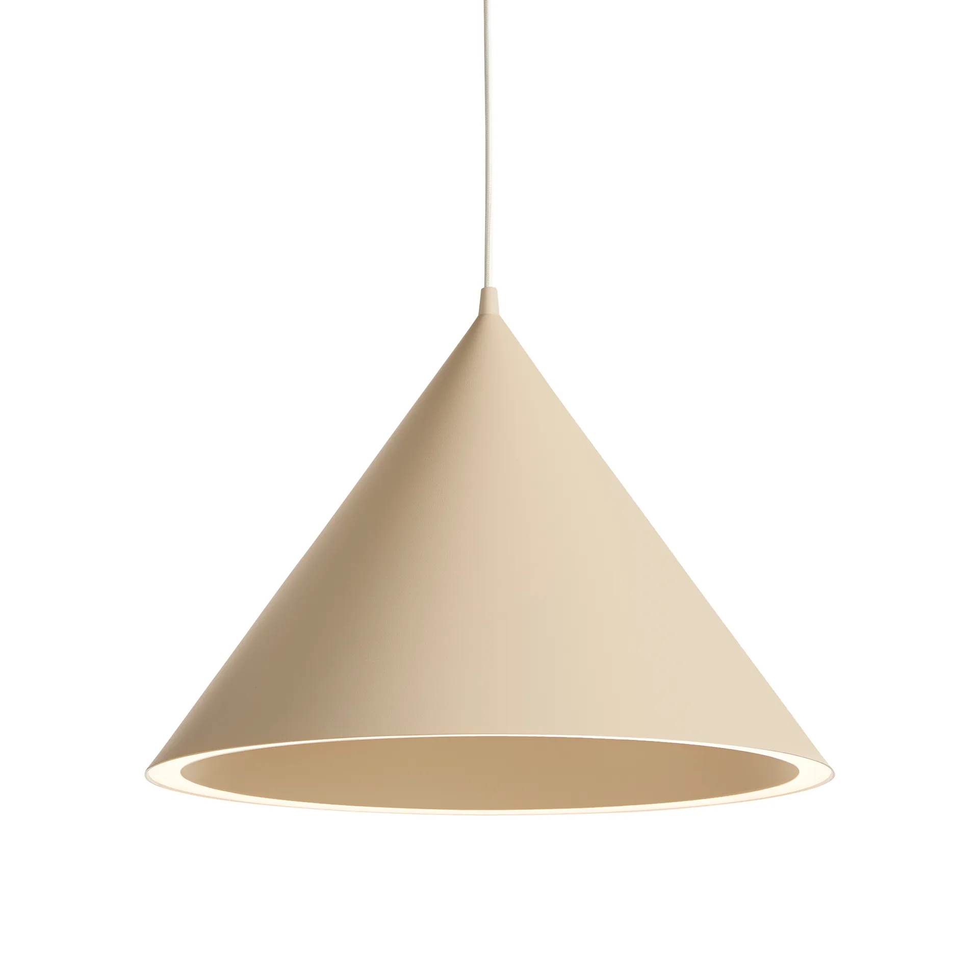 Annular hanglamp large, Beige Woud