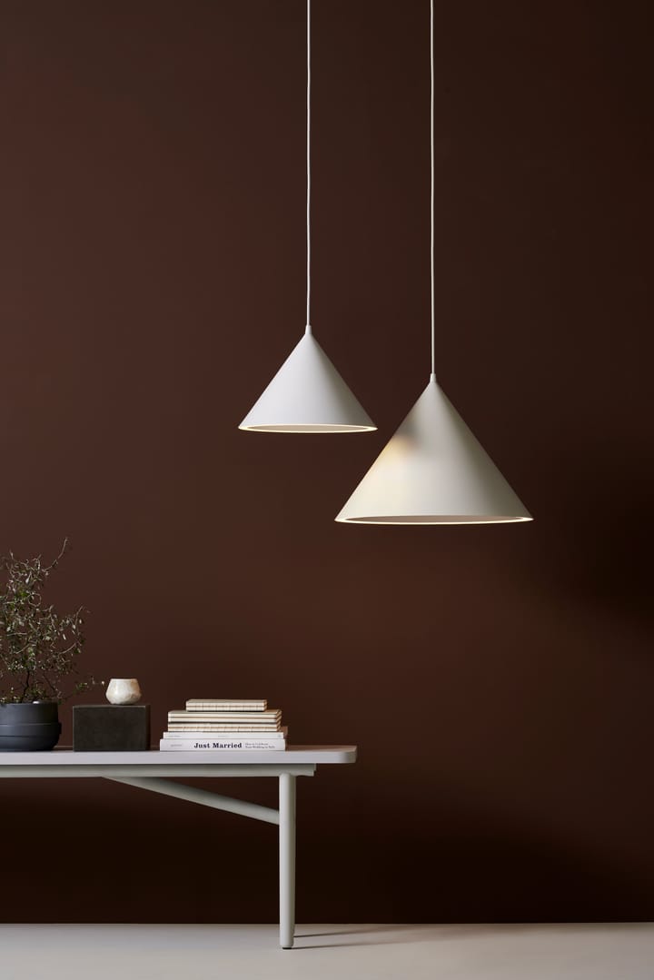 Annular hanglamp small, White Woud