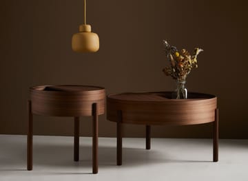 Arc bijzettafel Ø89 cm - Walnoot - Woud