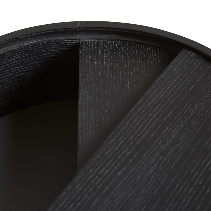 Arc bijzettafel, zwartgeverfd essen Woud
