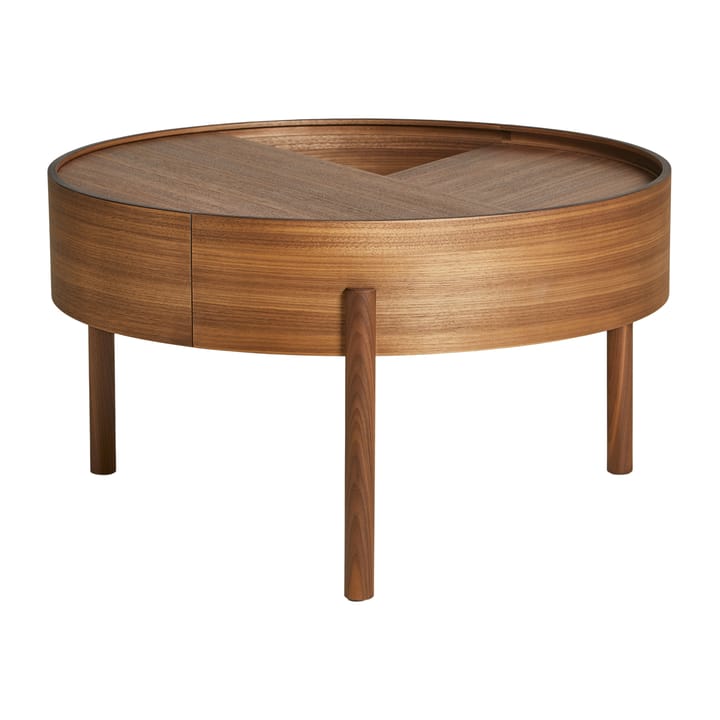 Arc salontafel Ø66 cm - Walnoot - Woud