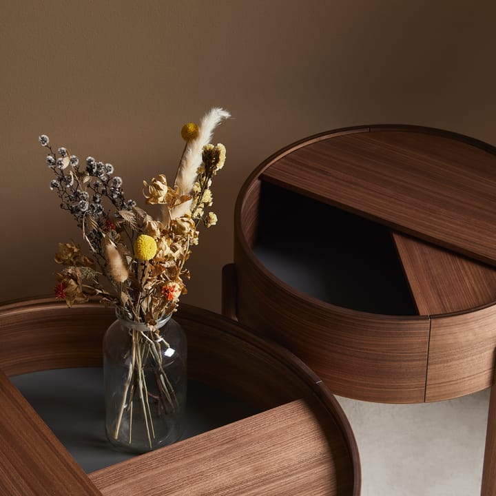 Arc salontafel Ø66 cm, Walnoot Woud