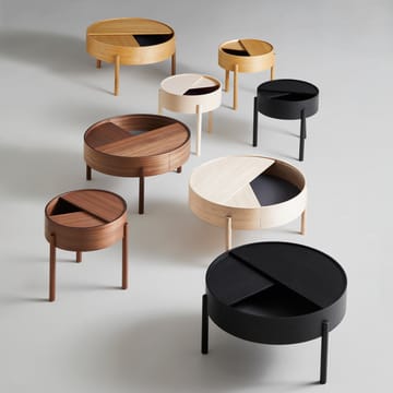 Arc salontafel Ø66 cm - Walnoot - Woud