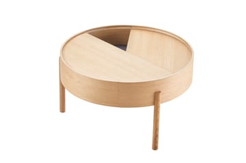 Arc salontafel Ø66 cm - Witgepigmenteerd eikenhout - Woud