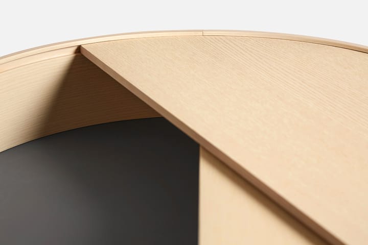 Arc salontafel Ø66 cm, Witgepigmenteerd eikenhout Woud