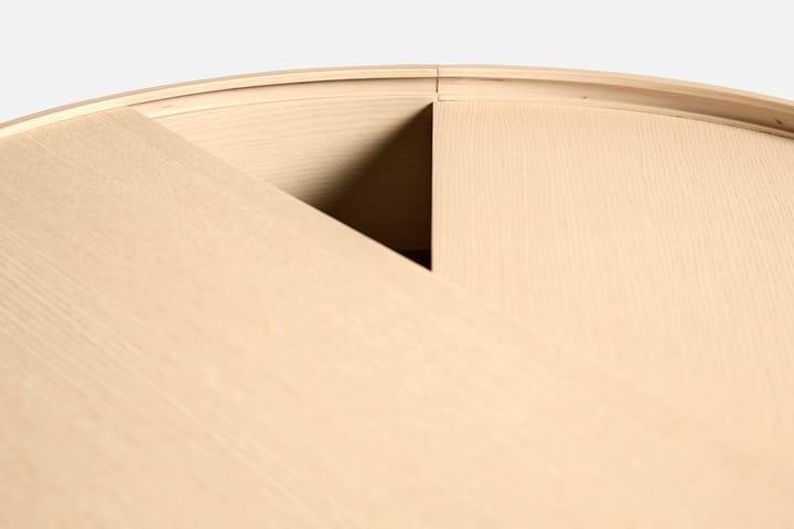 Arc salontafel Ø66 cm, Witgepigmenteerd eikenhout Woud