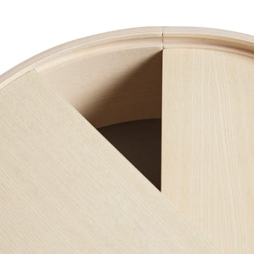 Arc salontafel Ø66 cm - witgepigmenteerd essen - Woud