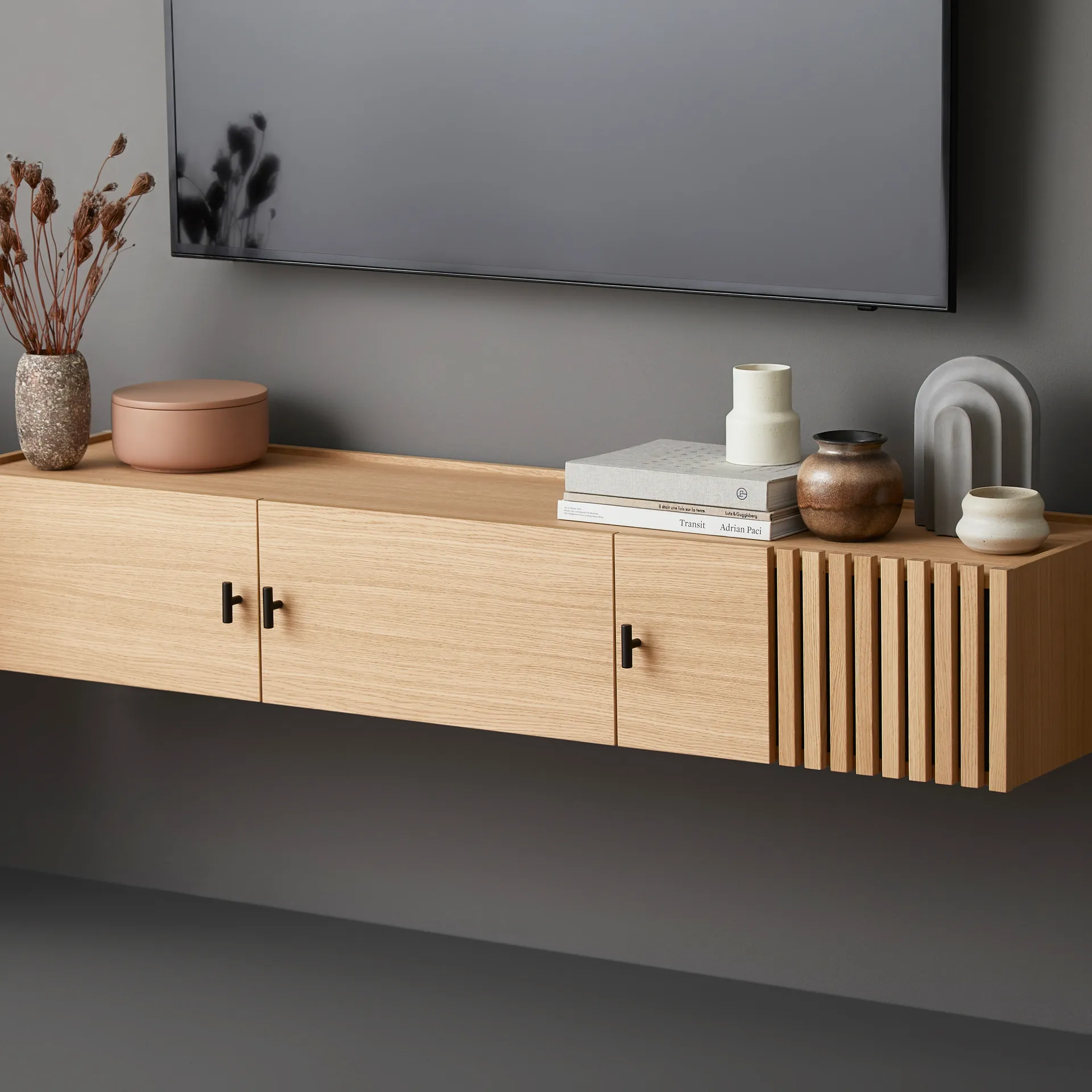 Arkiv boekensteun, Grijs beton Woud