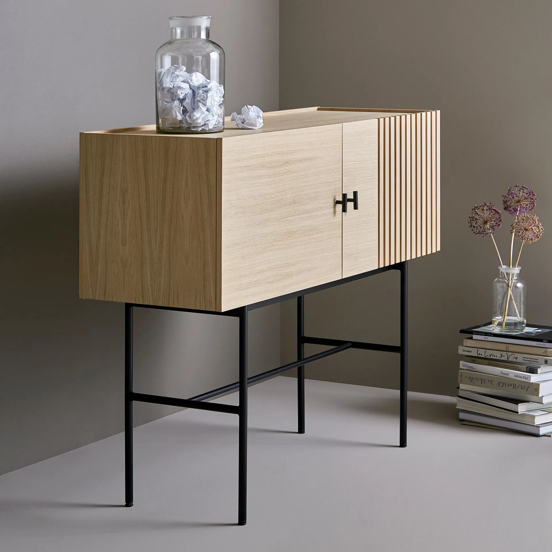 Array bijzettafel, 120cm, witgepigmenteerd eikenhout Woud