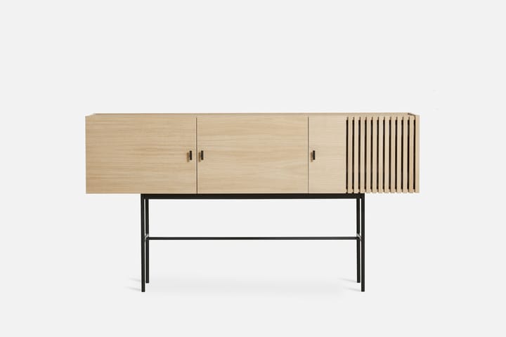Array bijzettafel, 180 cm, Witgepigmenteerd eikenhout Woud