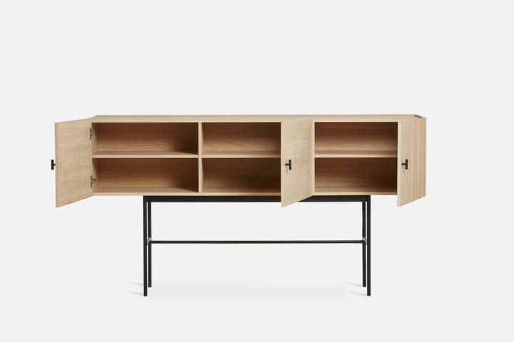 Array bijzettafel, 180 cm, Witgepigmenteerd eikenhout Woud