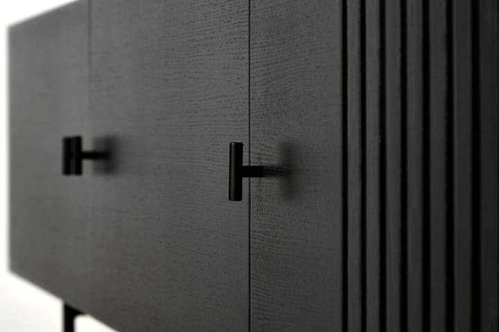 Array bijzettafel, 180 cm, Zwartgeschilderd eikenhout Woud