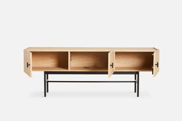 Array bijzettafel laag, 150 cm - Witgepigmenteerd eikenhout - Woud