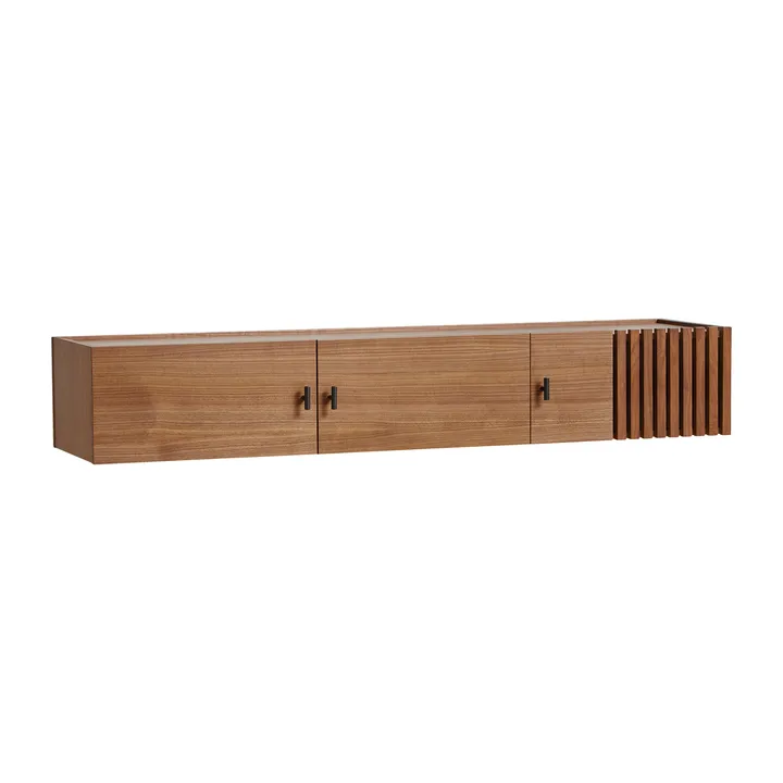 Array sideboard wandmontage, 150 cm - Walnoot - Woud