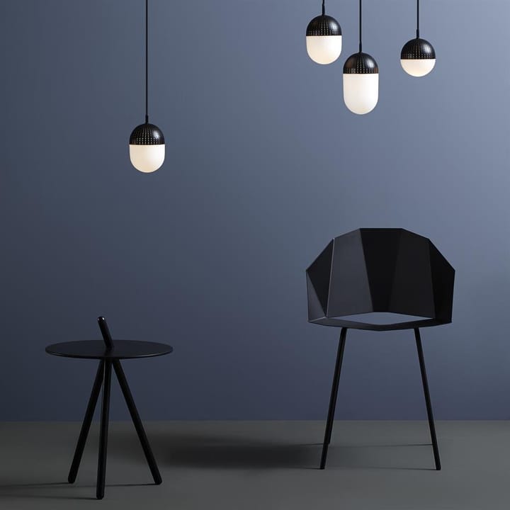 Come here tafel, geschilderd eiken - zwart Woud