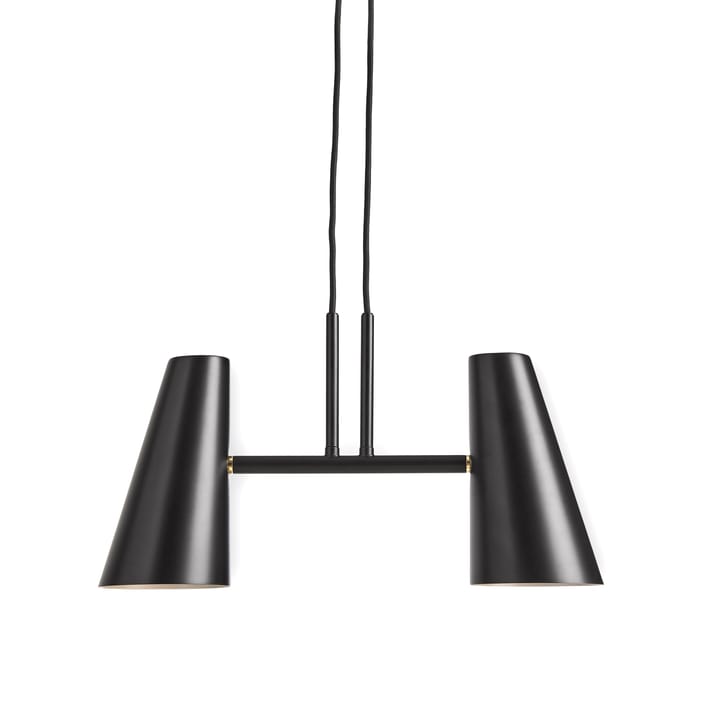 Cono hanglamp 2 kappen - Zwart - Woud