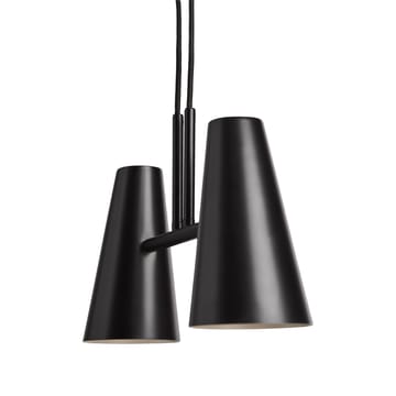 Cono hanglamp 2 kappen - Zwart - Woud