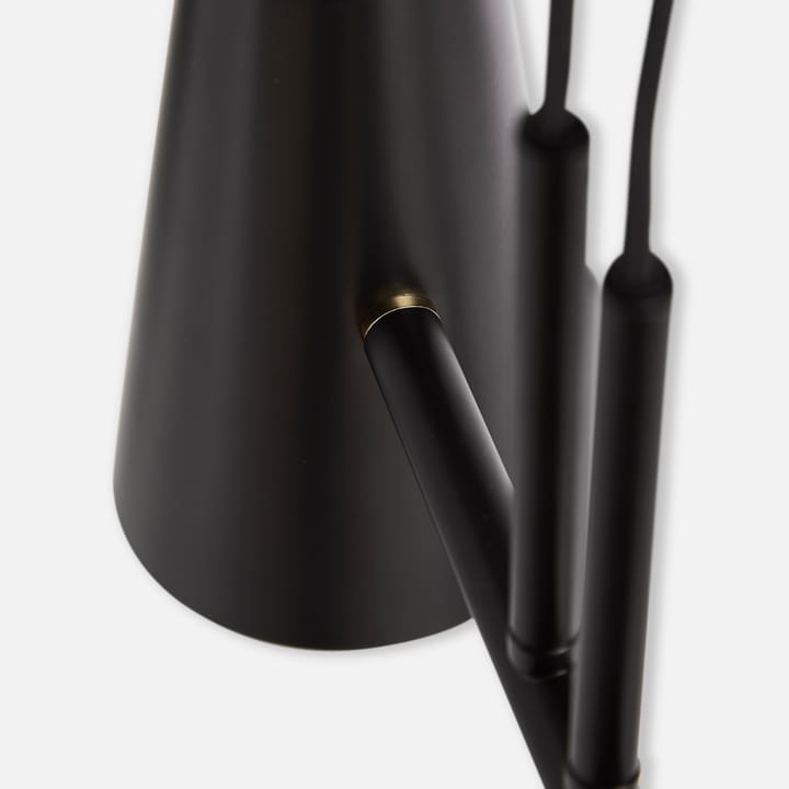 Cono hanglamp 2 kappen, Zwart Woud
