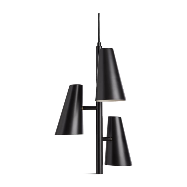 Cono hanglamp 3 kappen - Zwart - Woud