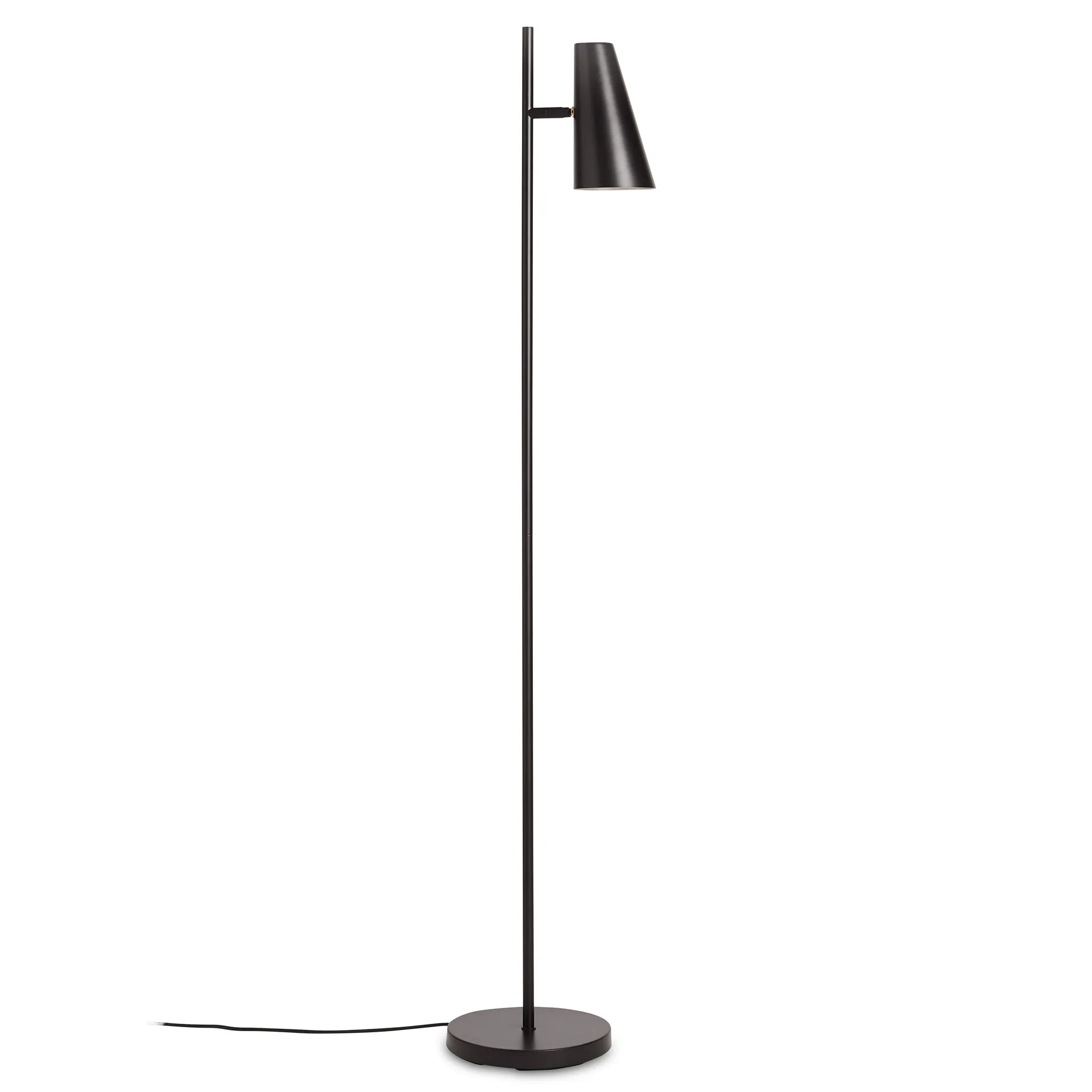 Cono vloerlamp, Zwart Woud