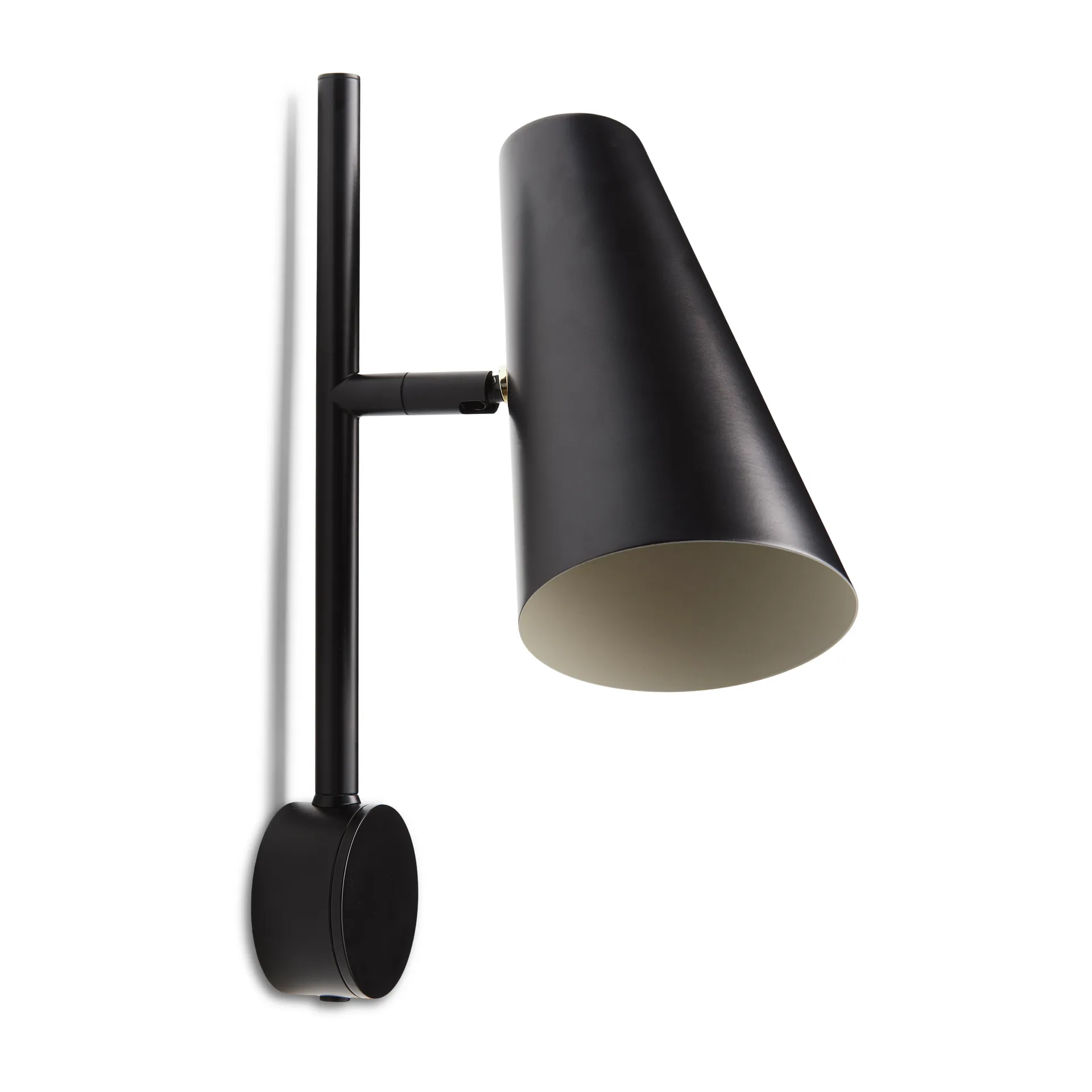 Cono wandlamp, Zwart Woud