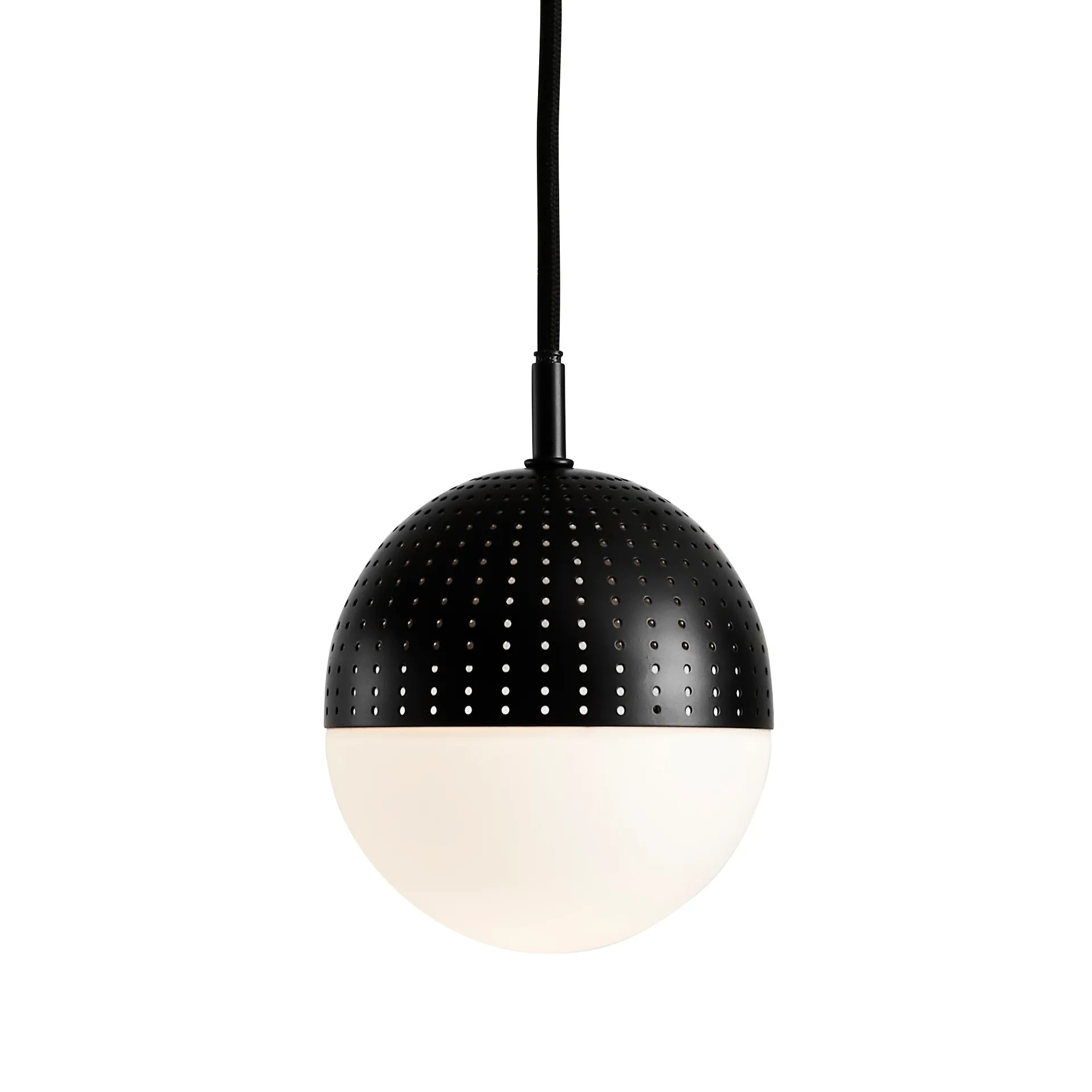 Dot hanglamp klein, zwart Woud