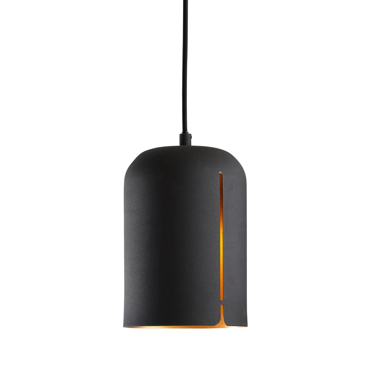 Woud Gap hanglamp kort zwart