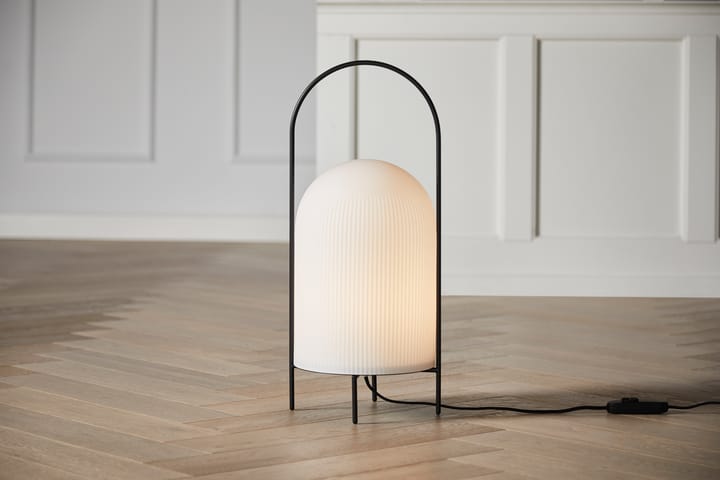 Ghost vloerlamp, Zwart-wit opaalglas Woud