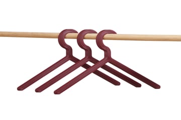 Illusion hanger 3-pack - Dieprood - Woud