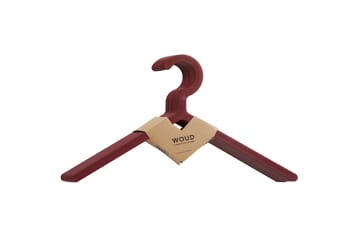 Illusion hanger 3-pack - Dieprood - Woud